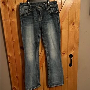 Miss Me Women's Dark Blue Boot Cut Jeans